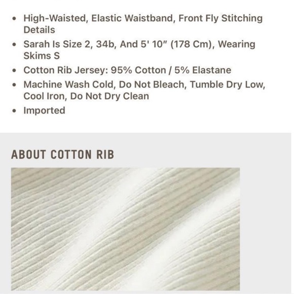 SKIMS Sage Green Ribbed Leggings Size Medium - Picture 6 of 6